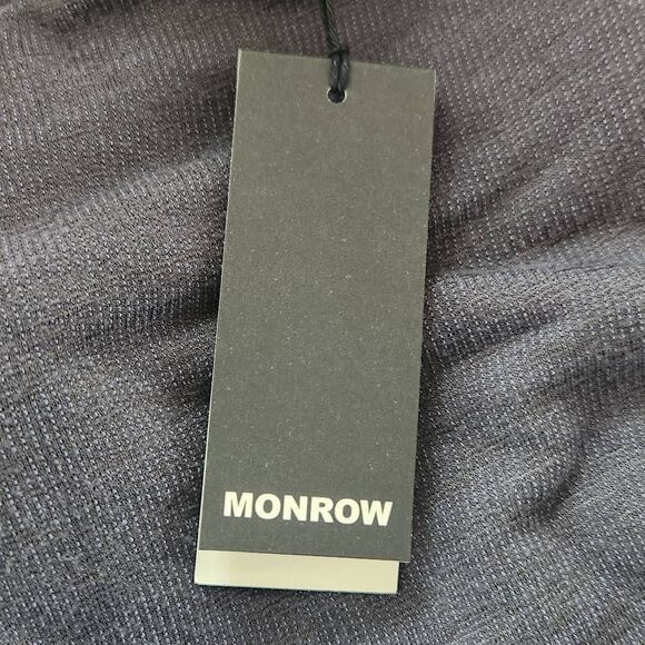 Monrow Stretch Knit Mini Skirt in Vintage Black NWT Medium Revolve Knit Skirt - Picture 7 of 7